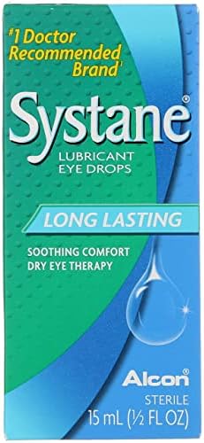 Systane Long Lasting Lubricant Eye Drops (Капли) - 0.5 oz (Унции), Pack of 4 Systane