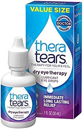 TheraTears Lubricant Eye Drops (Капли) 1 oz (Унции) (Pack of 4) TheraTears