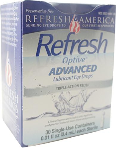 Refresh Optive Adv Pf Eye Size 30ct Refresh Optive Advanced Preservative Free Eye Drops (Капли) Refresh