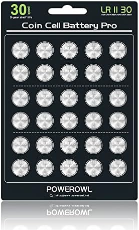 Улучшенные батарейки LR1130 AG10, 30 штук, 1.5 В, для часов и калькуляторов Powerowl