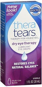 TheraTears Lubricant Eye Drops (Капли) - 1 oz (Унции), Pack of 6 TheraTears