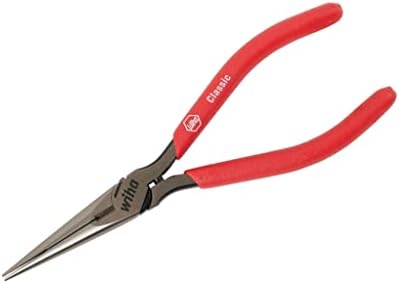 Soft Grip Long Nose Pliers With Return Spring Wiha