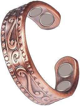 Copper Rings for Women, Magnetic Ring for Fingers, Copper Magnetic Ring, Vintage Copper Magnetic Rings for Men EnerCoppeX