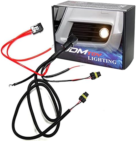 iJDMTOY 9005 9006 9145 H10 Relay Wiring Harness Compatible with Automtive Driving Light, Running/DRL, Fog Light, Retrofit, Off-Road Lighting, etc IJDMTOY