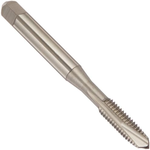 YG-1 - L7315 L7 Series Vanadium Alloy HSS Spiral Pointed Tap, Uncoated (Bright) Finish, Round Shank with Square End, Plug Chamfer, M6-1 Thread Size, D5 Tolerance Yg-1