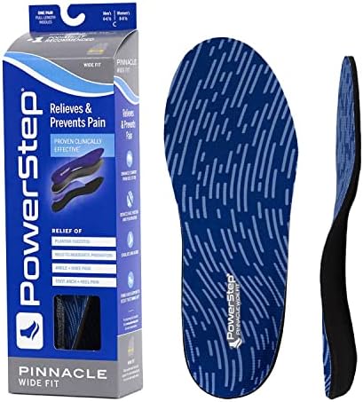 PowerStep Pinnacle Wide Fit - ортопедические стельки для обуви с шириной 3E-6E Powerstep