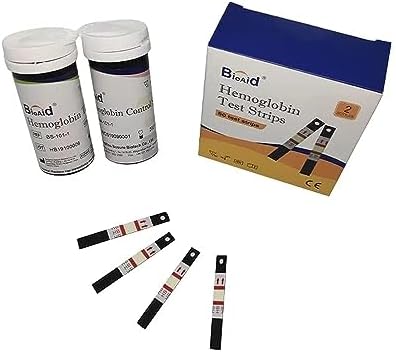 Bioaid Hemoglobin Strips 50 pcs Generic