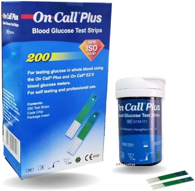 On Call Plus Blood Glucose Test Strips 400 Strips Generic