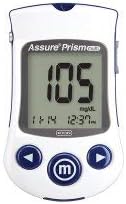 Assure Prism Multi Blood Glucose Meter, 5 Second Results Stores Up to 500 Results, 7, 14, and 30 Day Averaging Auto Coding, Arkray USA, 530001 - Sold by: Pack of One Ensur