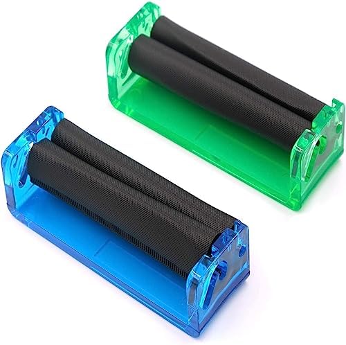 2PCS Random Color 110mm Roller Hand Cigarette Maker Easy Manual Tobacco Rolling Machine Tools Smoking Pipes (2pcs 110mm) Generic