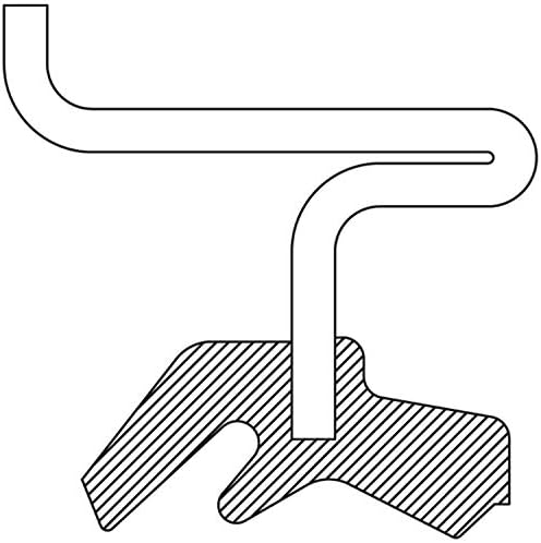 Сальник колесный 3677, беспружинный, диапазон температуры -40°C до 107°C National
