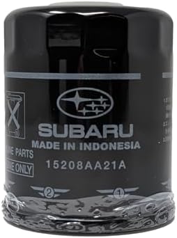 Масляный фильтр и прокладка Subaru 15208AA21A для Outback, Legacy, Impreza и Forester (1 шт.) Subaru