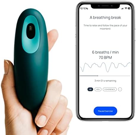 Устройство для дыхательных упражнений и медитации – мгновенное снятие стресса и тревоги, улучшение качества сна Moonbird