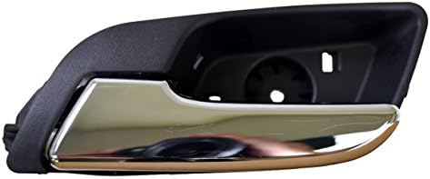 PT Auto Warehouse GM-2371MA-LH - Inside Inner Door Handle, Black Housing Chrome Lever - without Lighting, Driver Side PT Auto Warehouse