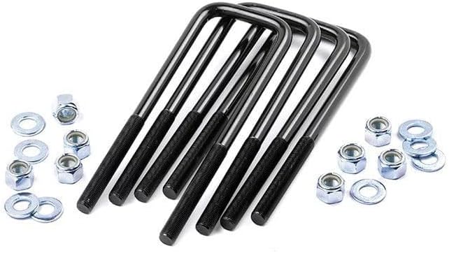 Rough Country 9/16" Square Suspension U-Bolts | 9/16 x 2.5 x 8.5-7609 Rough Country