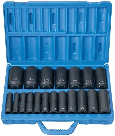 Grey Pneumatic 1319ET Impact Socket Set Grey Pneumatic