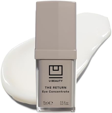 U Beauty The RETURN Eye Concentrate - Anti-Aging Eye Cream with Peptides and Antioxidants for Brighter and Tighter Under Eyes, Reduce Fine Lines, Puffiness & Dark Circles - 0.5 fl oz U Beauty