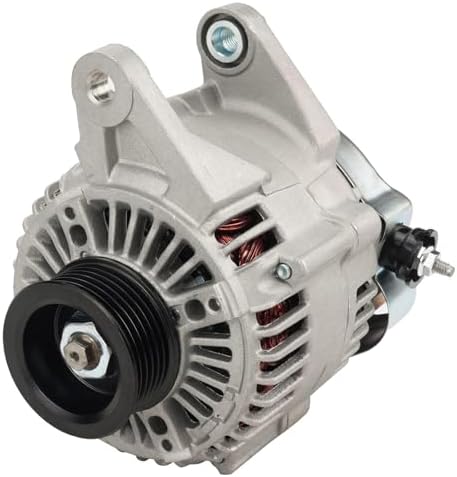 KAC Alternators,117 Amp Alternator Fit for TJ 2000 L6 4.0L, Wrangler 2000 L6 4.0L,Automotive Replacement Alternator 13809, 13869, AND0254, AND0252, 400-52077 Kac