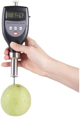 FHT-15 Fruit Hardness Tester Digital Fruit Penetrometer Hardness Tester for Small, Large Fruit, Firm Hard Fruit with Range 0.5~15.0 kgf/cm² Sulmile