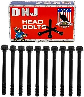 DNJ HBK607 Head Bolt Kit/for 87-97 Nissan/Pickup, D21, Stanza, 240SX, Axxess, Van, Pathfinder/ 2.4L L4 SOHC Naturally Aspirated Designation KA24E,Z24,Z24I Dnj