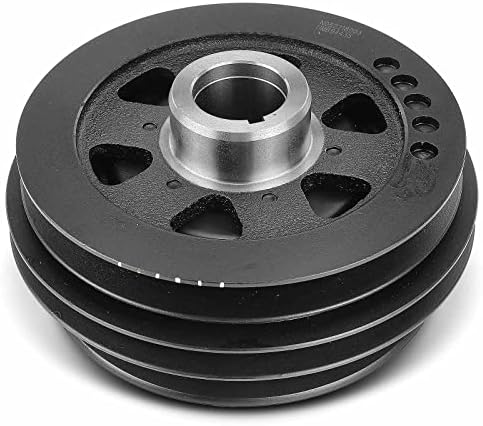 A-Premium Engine Harmonic Balancer Crankshaft Pulley Compatible with Nissan Frontier 1998-2004, Xterra 2000-2004, DOHC L4 2.4L, Replace# 123033S500, 123039WA0A A-Premium