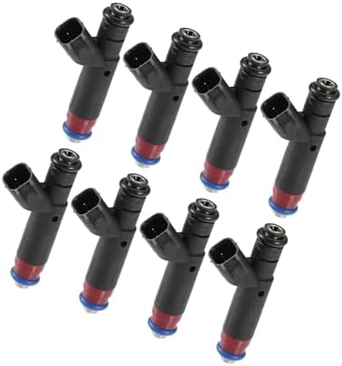 Motoforti Car Fuel Injector Nozzle Replacement Fit for Ford Explorer 4.6L V8 2002-2004 No.1L2Z-9F593-DA - Pack of 8 Black Long-lasting Motoforti