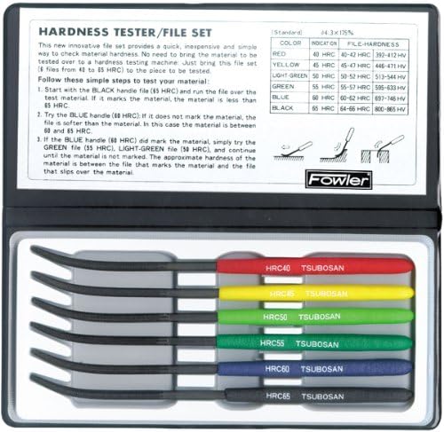 Fowler 52-760-000-0, Hardness Tester File Set Fowler