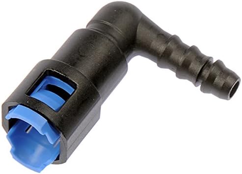 Dorman 800-091 Fuel Line Quick Connector 90 Degree Angle 3/8 In Steel To 5/16In Nylon Tubing, 2 Pack Dorman