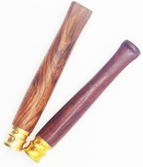 Wooden Cigarette Holder With Metal Interface Set of 2 Handmade from Natural Wood Portable Reusable Regular Cigarette Holder Lohfgf