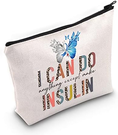 Косметичка LEVLO Funny Diabetes Awareness Zipper Pouch Bag LEVLO