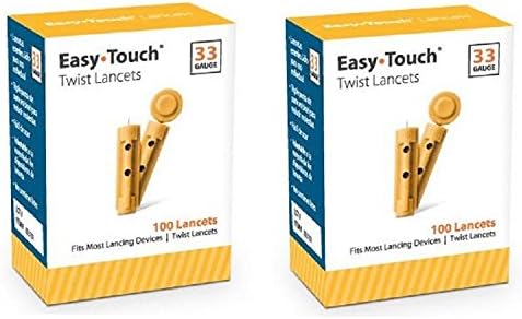 Ланцеты EasyTouch Twist 33G, стерильные, 100 шт Easy Touch