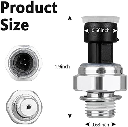 Датчик давления масла двигателя, аналог OEM#12616646 12677836 D1846A, совместимый с Cadillac CTS, Chevy, Buick, GMC объемом двигателя 4.2L 4.8L 5.3L 6.0L Salior