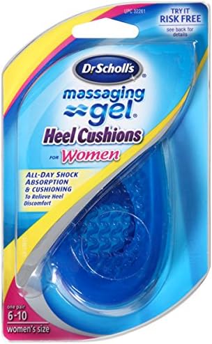 Dr. Scholl's Massaging Gel (Гель) Heel Cushions, Women's, 1 pair Dr. Scholl's