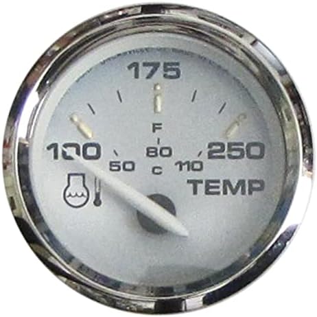 Faria 19003 Kronos Water Temperature Gauge (100-250°F) - 2" Faria