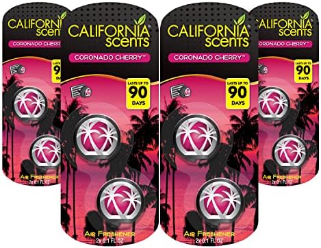 Ароматизатор воздуха Mini Diffuser с ароматом вишни Coronado, 8 штук (4 упаковки) California Scents