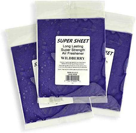 Аэрозольный освежитель воздуха Super Sheet 20x18 см, 3 упаковки (Аромат детской присыпки) Jenray