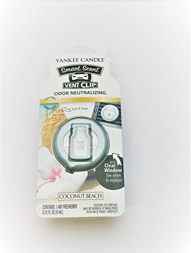 Yankee Candle Pink Sands Smart Scent Vent Clip Air Freshener, Festive Scent Yankee Candle