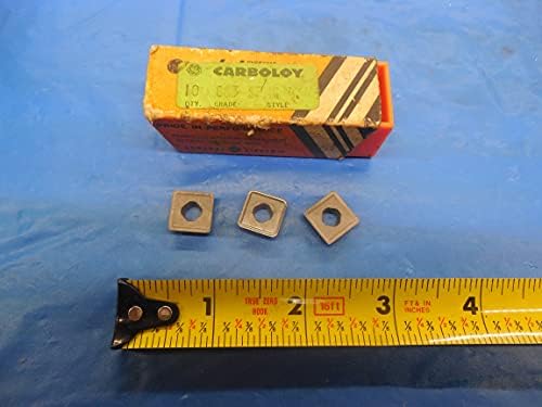 3PCS New SPMG 434 883 Carbide Turning Inserts INDEXABLE SPMG434 Tool M & J Tooling LLC