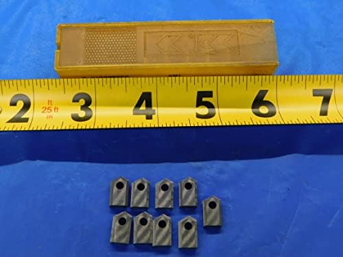 9PCS New KENNAMETAL 3.41099R900 KM1 K10 Carbide Inserts INDEXABLE - MB5239RDT M & J Tooling LLC