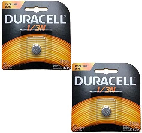 2 литиевые батареи 3В DL CR1/3N 2L76, совместимые с Duracell DL-1/3N, 3N, Ray-O-Vac 867 Duracell