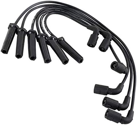 Ignition Spark Plug Wires 7mm (6PC Set) for 2005-2009 Chevy Equinox Pontiac Torrent V6 3.4L Bode-man