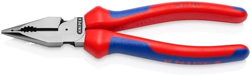 KNIPEX Tools 08 21 185 Needle-Nose Combination Pliers, 7-1/4" Knipex