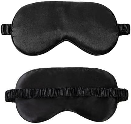 Маска для сна Generic Eye Mask for Sleeping, Мягкая и Комфортная Ткань, Мягкая Маска для Глаз для Ночного Сна, Путешествий, Отдыха (Черная, 1 шт.) Generic