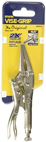 IRWIN INDUSTR TOOL 1602L3 LNG Nose Lock Pliers, 4" Irwin