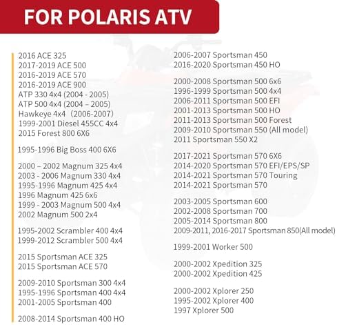 Передний и задний карданный шарнир для Polaris Ranger, RZR, Sportsman 300-1000, Turbo, General 1000 4 XP EPS Moto1988