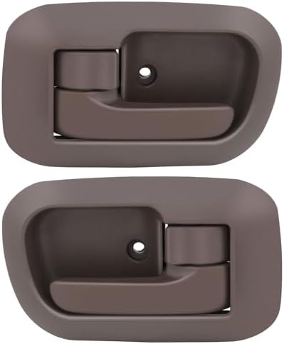 LUJUNTEC Interior Door Handles Front Driver Passenger Side Replacement for 1998-2003 for Toyota Sienna Brown(2pcs) Lujuntec