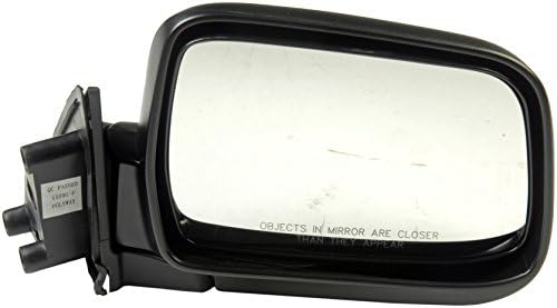 Dorman 955-1411 Passenger Side Manual Door Mirror - Folding Compatible with Select Nissan Models, Black Dorman