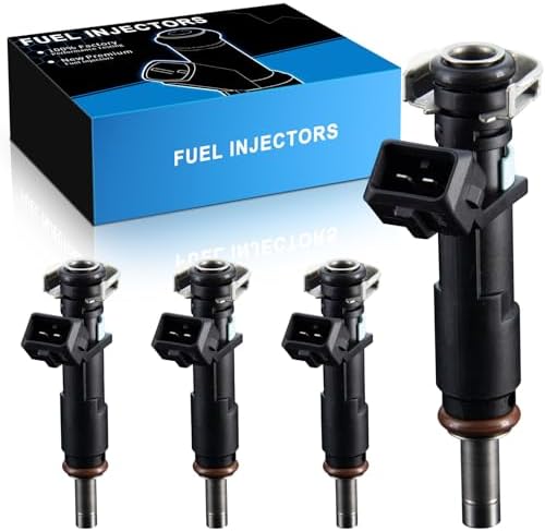 FJ1153 1.8L Fuel Injectors Fit For:-Chevy Cruze 2011 2012 2013 2014 2015, Cruze Limited 2016, Sonic 2012 2013 2014 2015, Replacement 800-2189N 8002189N 55570284 25185231 (Set of 4) YZHIDIANF