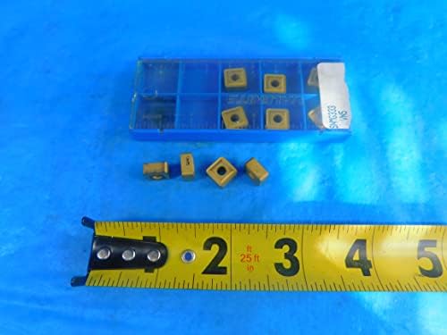 10PCS New VALENITE SNMG333 VN5 TiN Coated Carbide Turning Inserts INDEXABLE - AR5671RDT M & J Tooling LLC