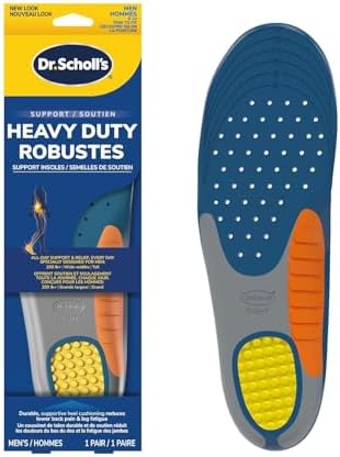 Мужские Стельки Dr. Scholl's Pain Relief Orthotics для Тяжелой Поддержки Dr. Scholl's